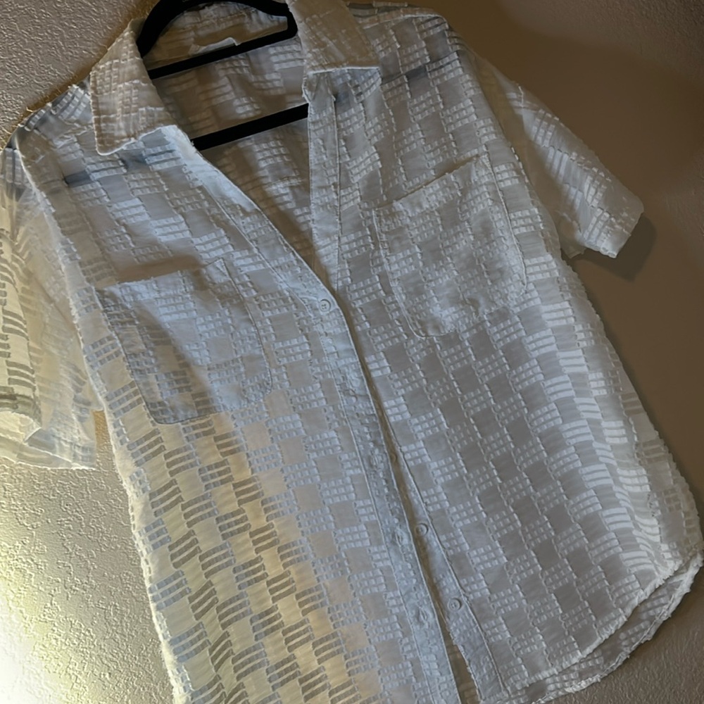 White button up